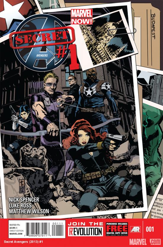 Secret Avengers (2013) #1 cover by Tomm Coker