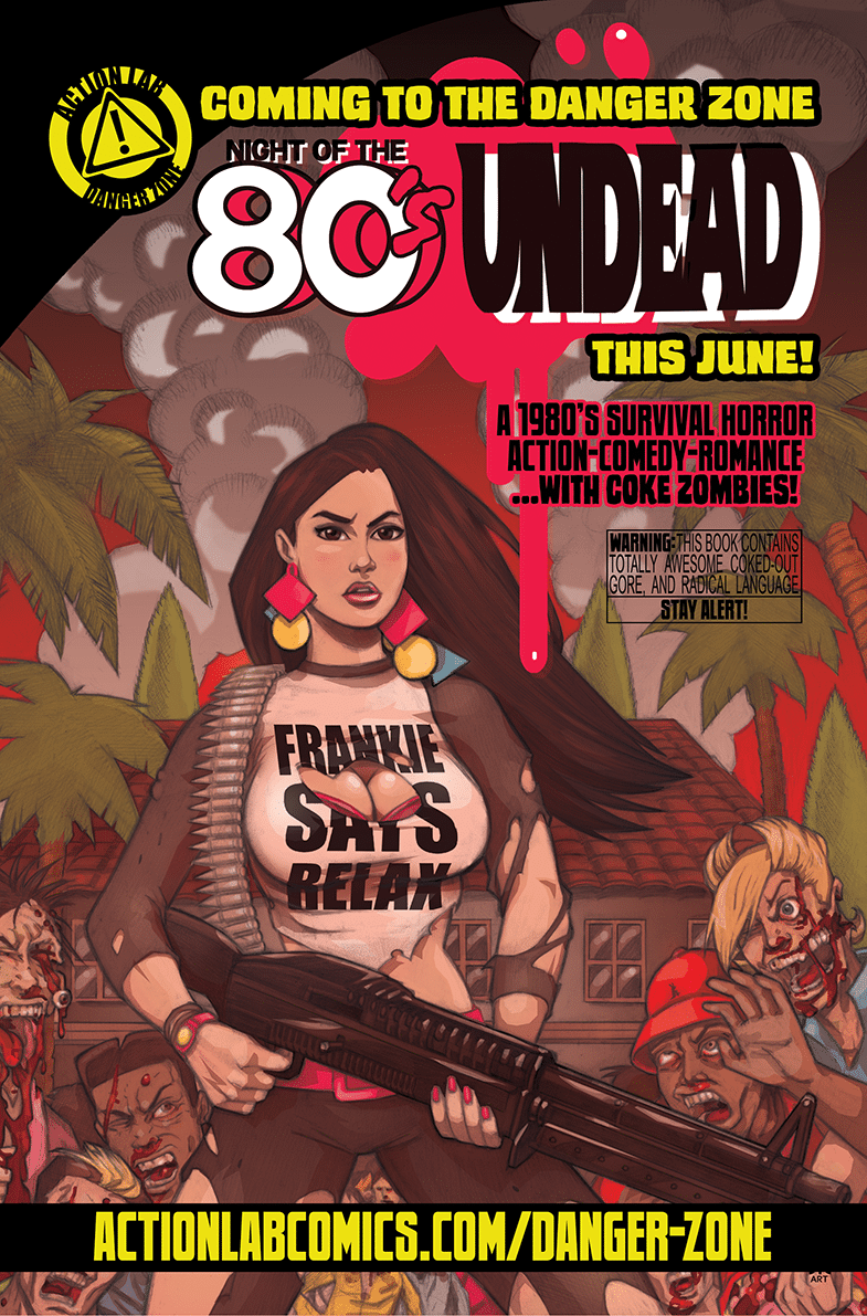night of the 80s undead #1 cover