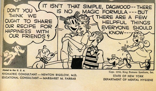 blondie mental helath comic strip