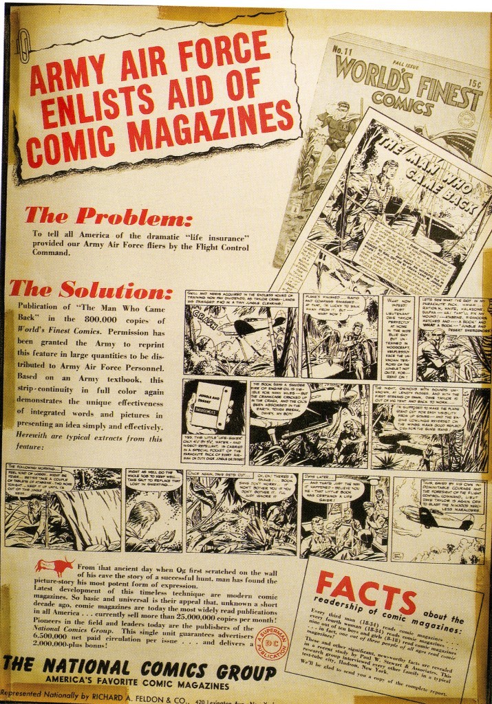 gov comics air force enlists comic aid