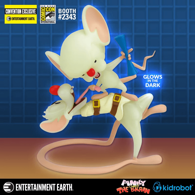 Pinky and the Brain Radioactive Glow-in-the-Dark Vinyl Figure