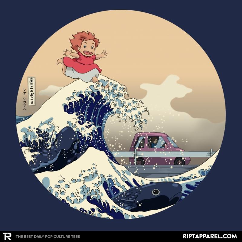 Hokusai on the Cliff by the Sea