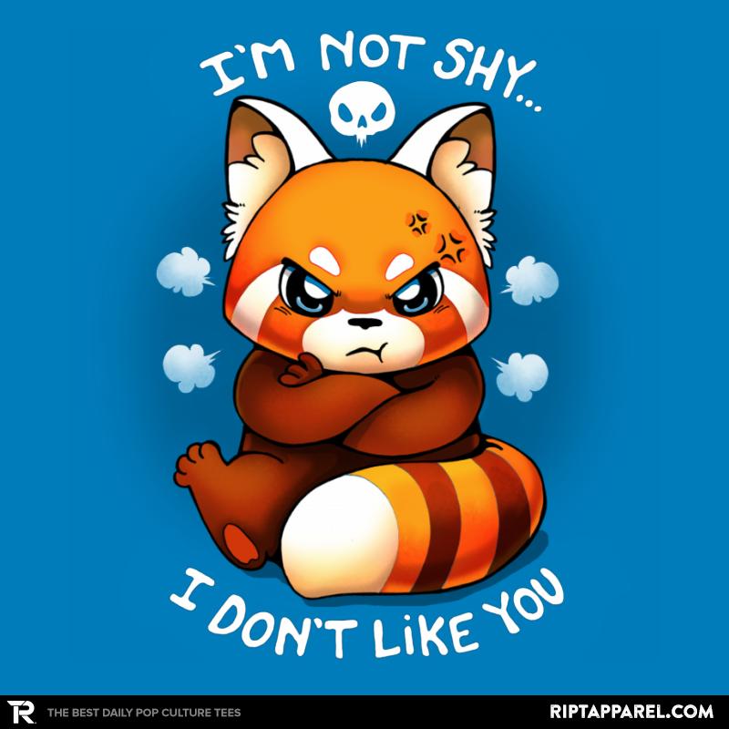 I'm not shy...I don't like you