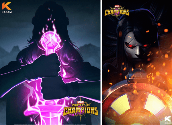MARVEL Contest of Champions Captain Britain and Omega Sentinel