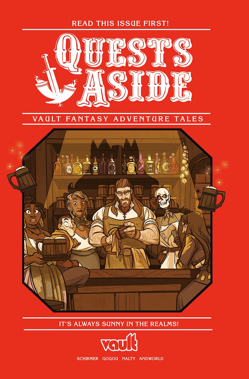 Quests Aside #1 2nd printing