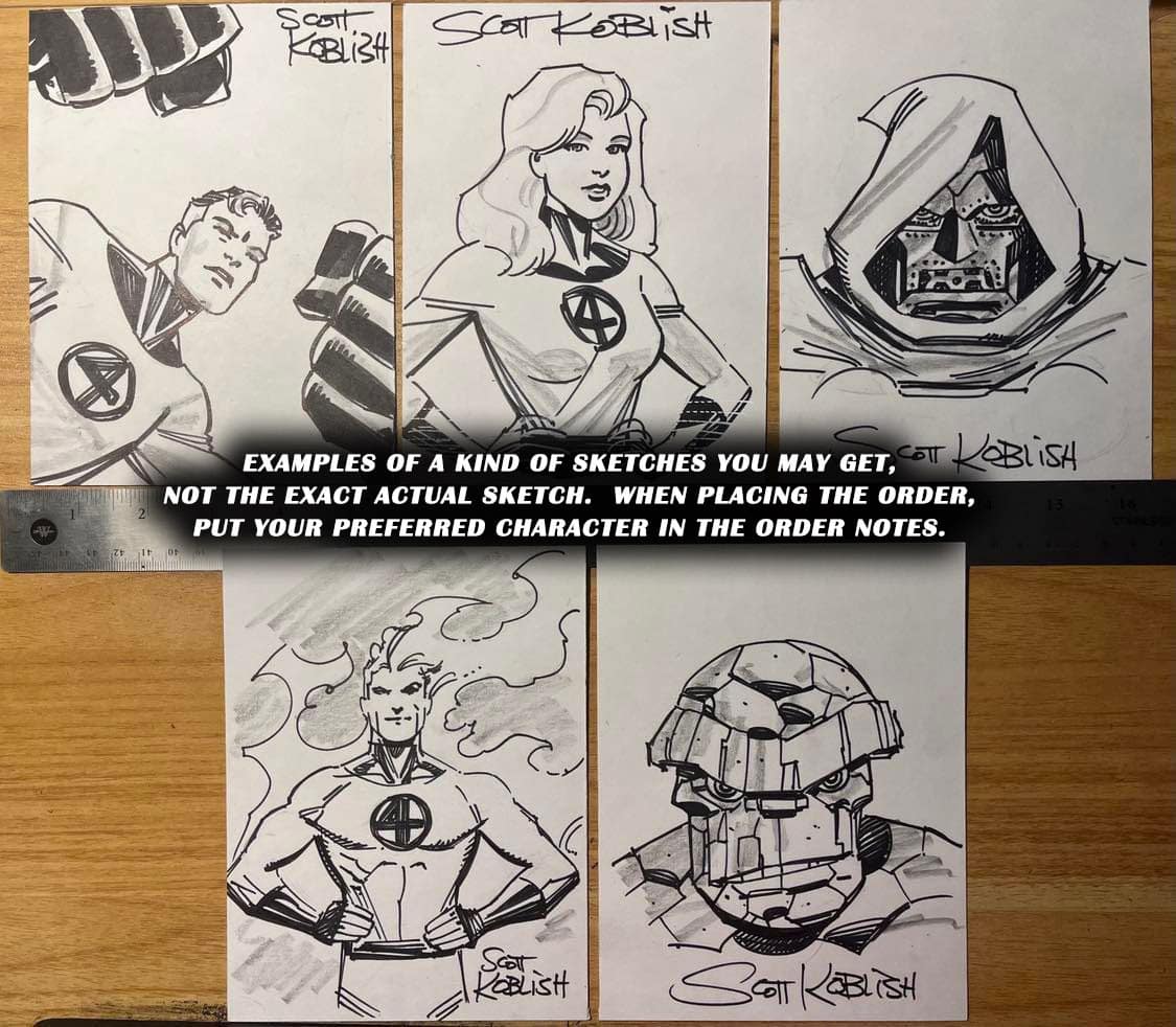 Scott Koblish sketch cards