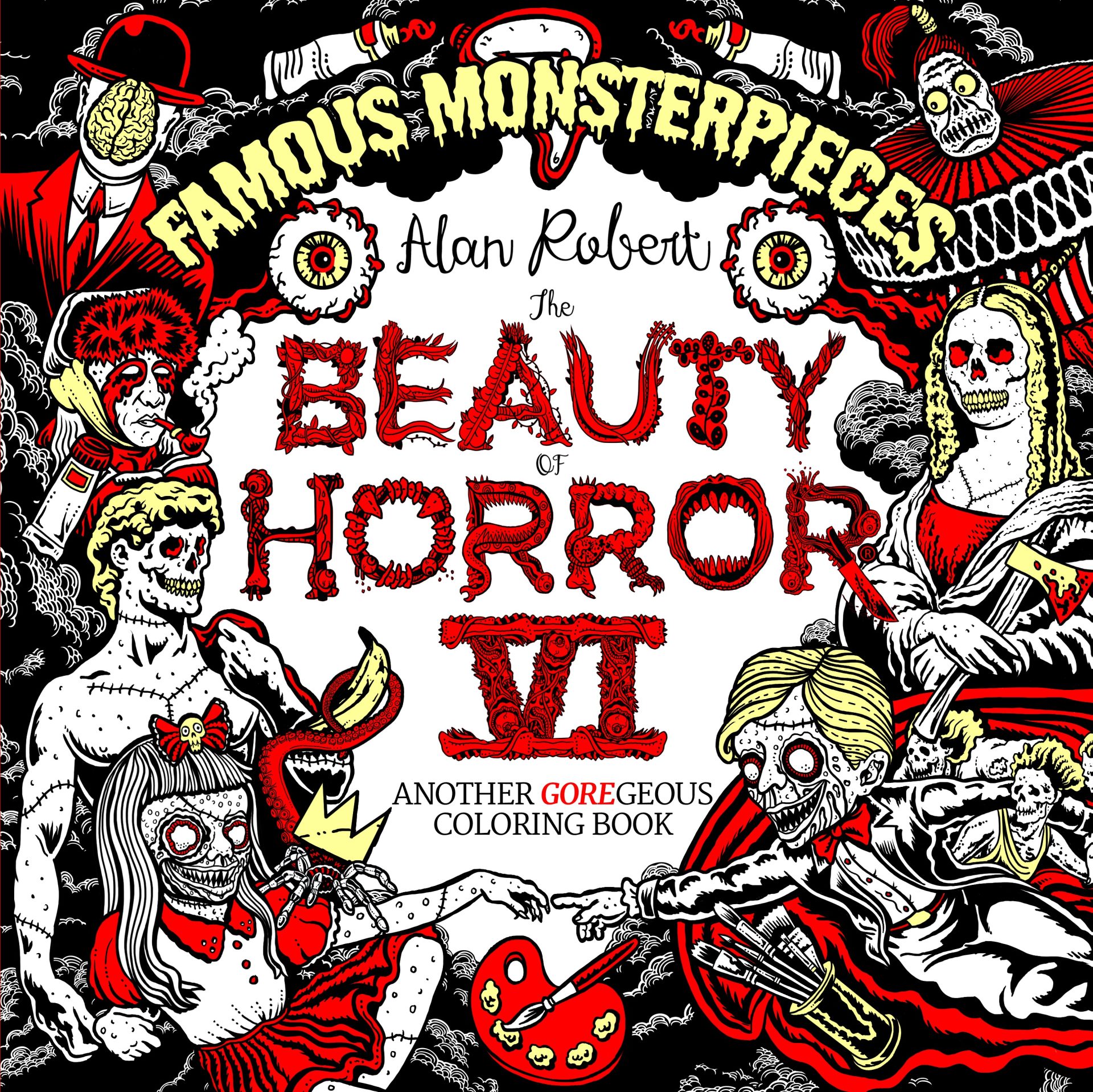 Beauty of Horror Coloring Book Vol. 6 Famous Monsterpieces