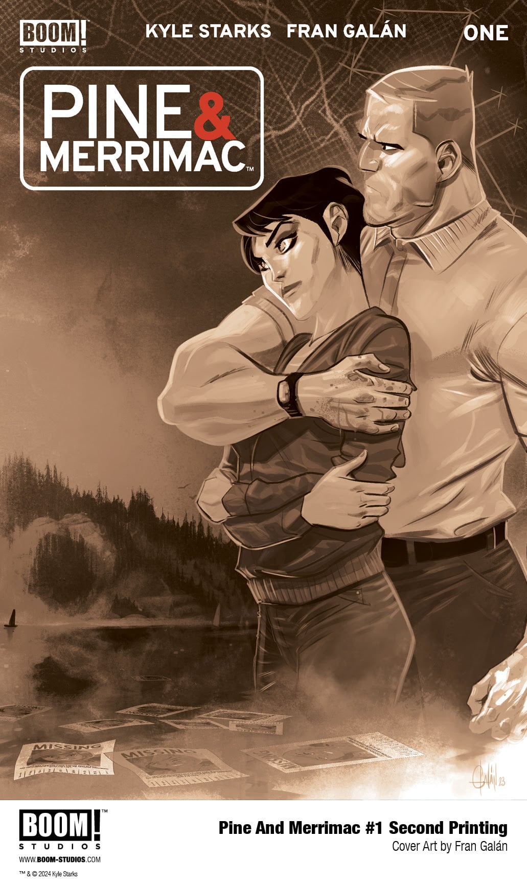 Pine and Merrimac #1 Second Printing