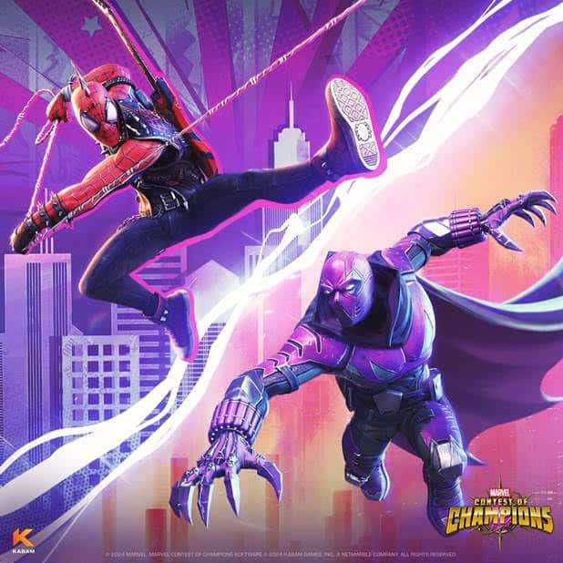 Marvel Contest of Champions Spider-Punk and Prowler