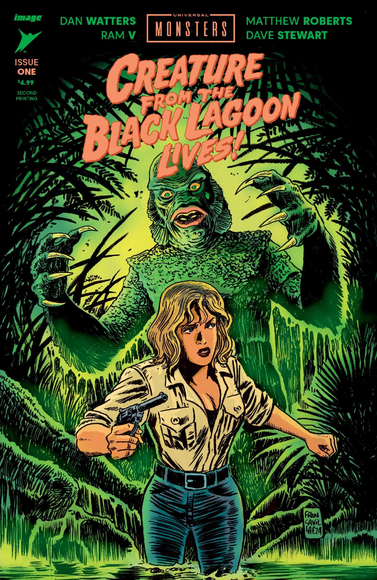 Universal Monsters: Creature from the Black Lagoon Lives! #1 Second Printing