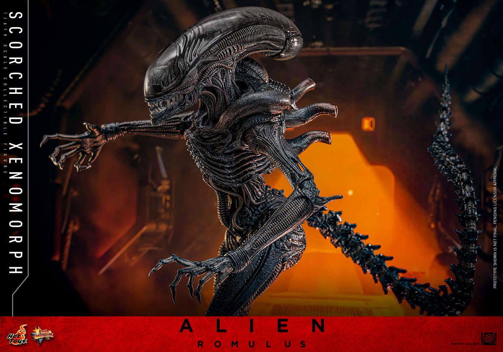 Exploding Xenomorph Figure It's game over man, game over, with Hot Toys' Scorched Xenomorph ...