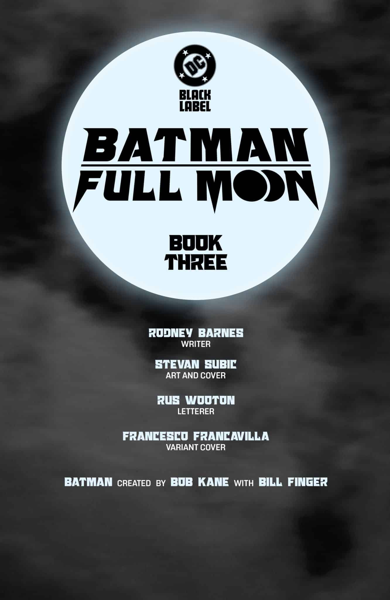 Batman: Full Moon #3 (of 4)