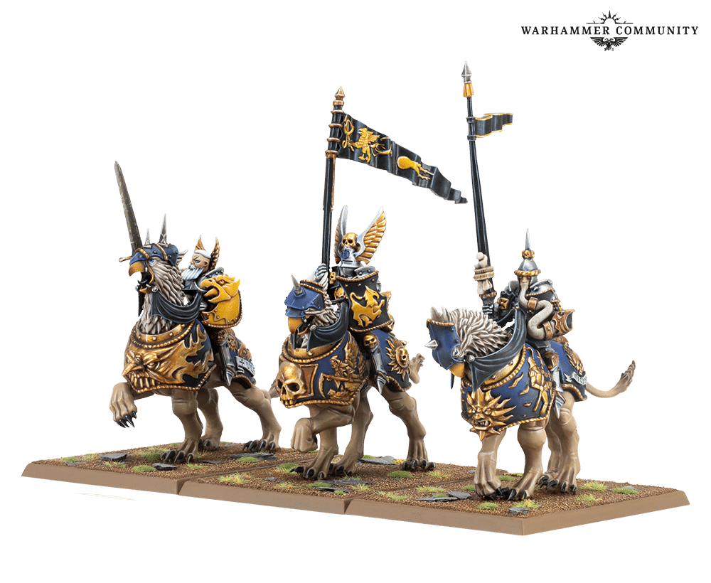 Empire Demigryph Knights.