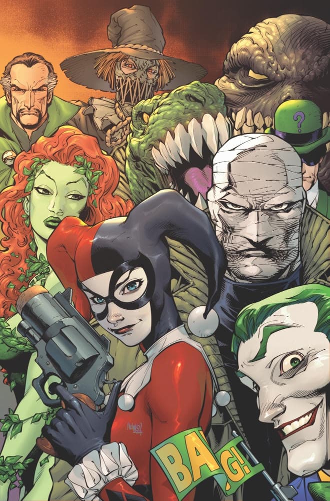 Harley Quinn #48: Hush variant cover by Gleb Melnikov