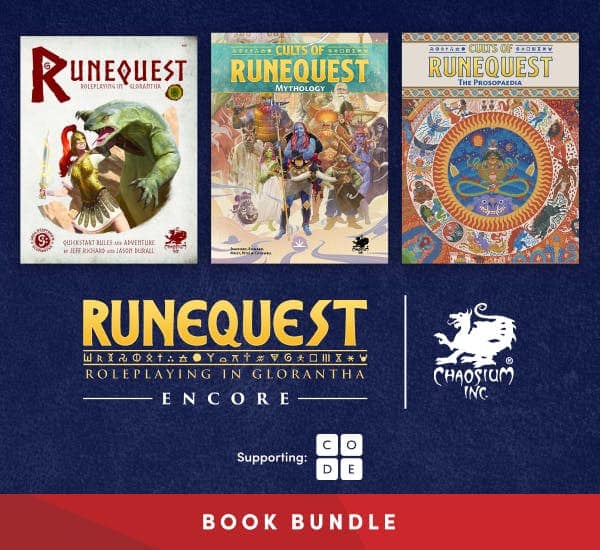 RuneQuest Roleplaying in Glorantha encore Humble Bundle