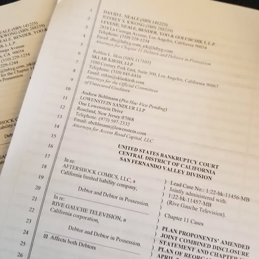 AfterShock Bankruptcy Court Document
