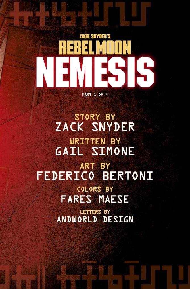 Rebel Moon: Nemesis #1