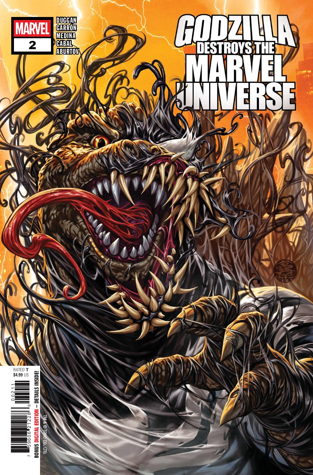 Godzilla Destroys the Marvel Universe #2