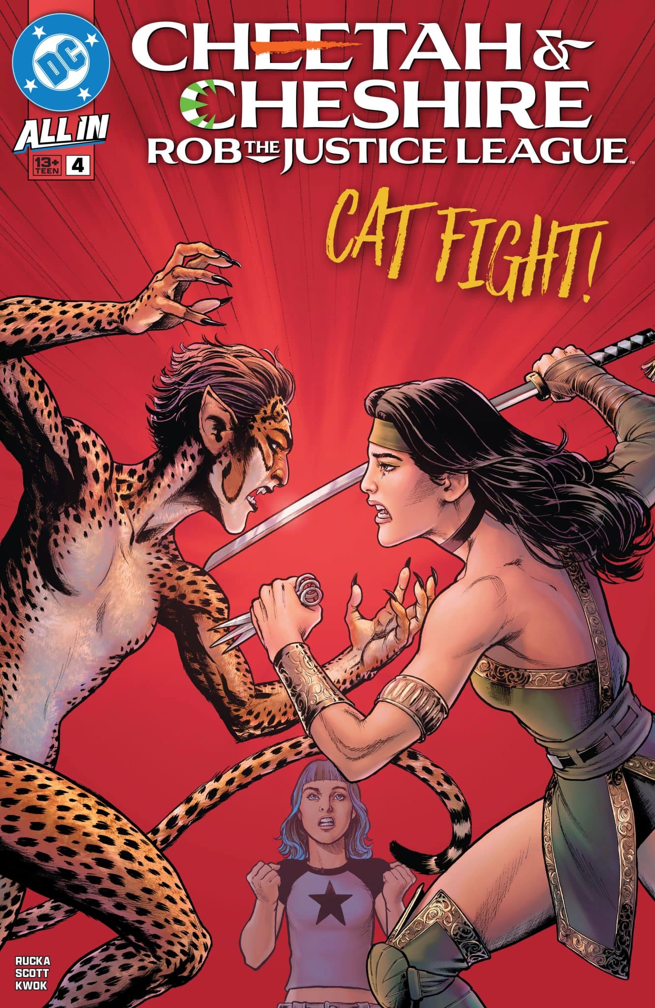 Cheetah and Cheshire Rob the Justice League #4