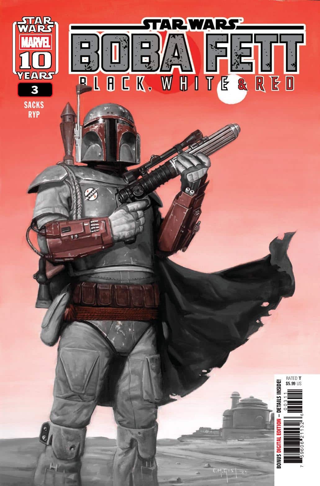 Star Wars: Boba Fett – Black, White & Red #3